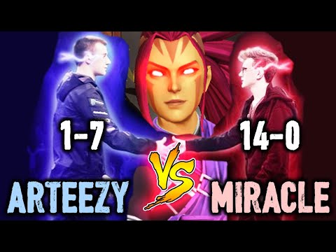 Miracle Antimage vs Arteezy And Top 1 - No Mercy Between Gods Dota 2