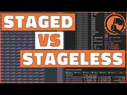 Staged vs Stageless shellcode: fighting yourself and the debugger [Live Hacking]