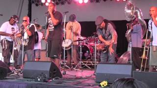 REBIRTH BRASS BAND "It's All Over Now" and more  6-22-13