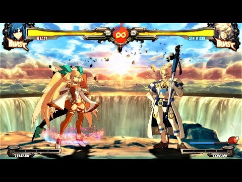 MANIAC LEVEL - Dizzy VS Sin Kiske - GUILTY GEAR Xrd Rev2 Hardest Battle Match