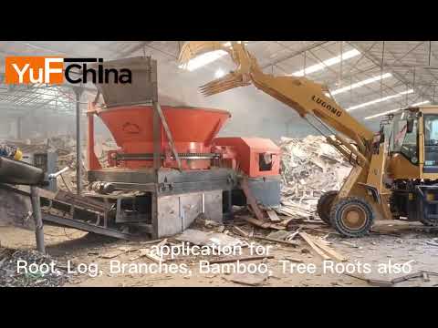 HUGE TREE ROOTS STUMP CRUSHER GRINDER MACHINE