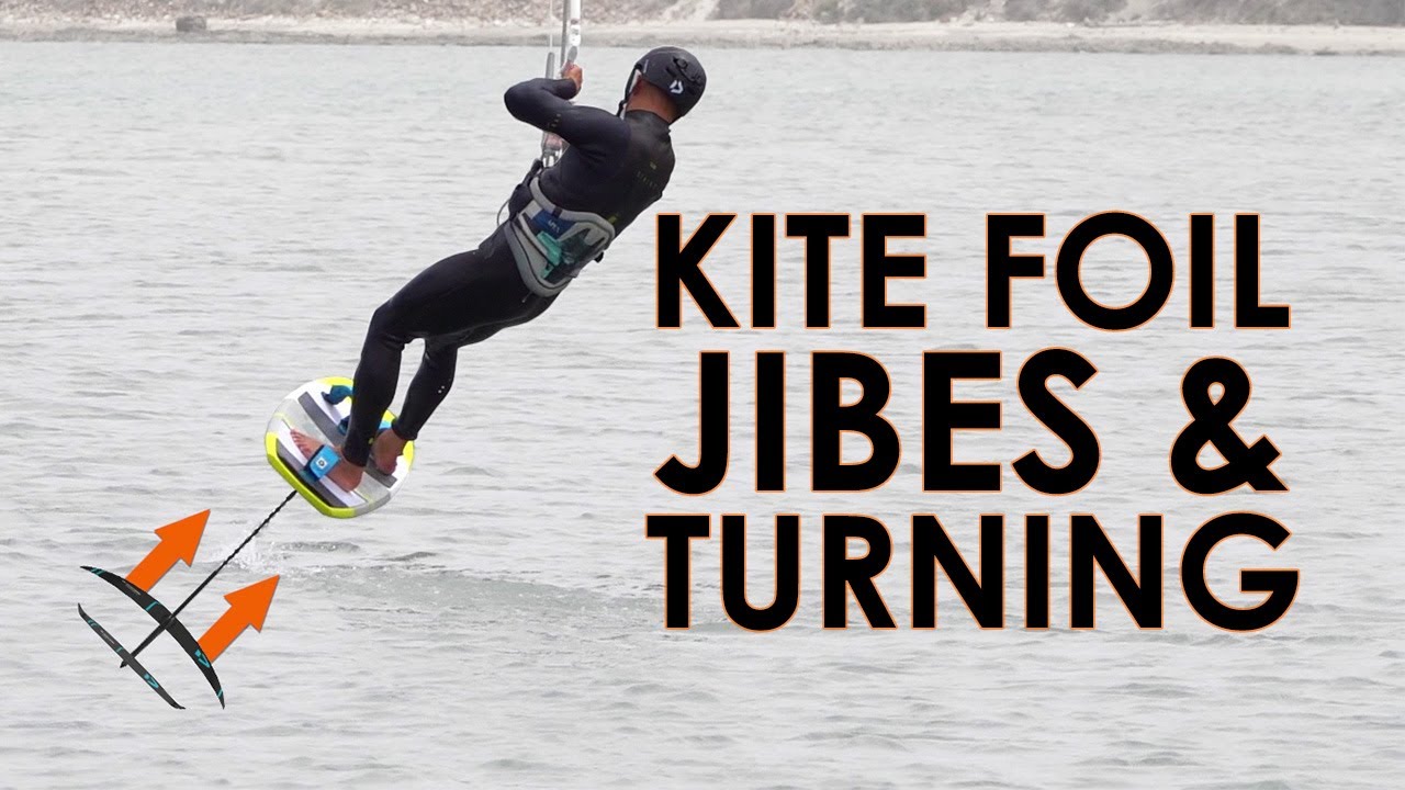Kite Foil Jibes (Gybes) & hydrofoil turning principles, PART 1