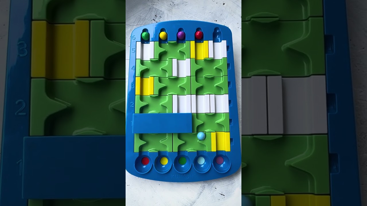 Brain Training Marble Run ☆ Logical Route Puzzle Marble