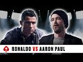 Cristiano Ronaldo VS Aaron Paul - ''I'm here to beat him'' ♠️ PokerStars Duel ♠️ PokerStars