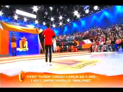 Legendarios 26102013   B boy thayson da show de dança acrobacia