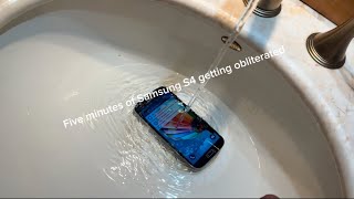 Smashing a bunch of Samsung S4’s