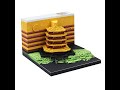 3D Memo Pad - Yellow Crane Tower