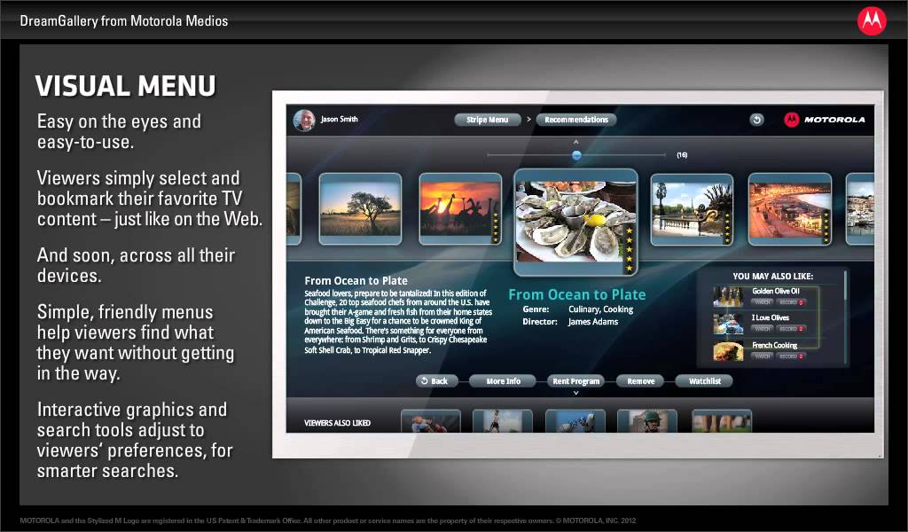 Next-generation TV Starts with DreamGalleryâ„¢ from Motorola Mobility - YouTube