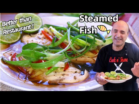 π Restaurant Style Steamed Fish in 30 Minutes