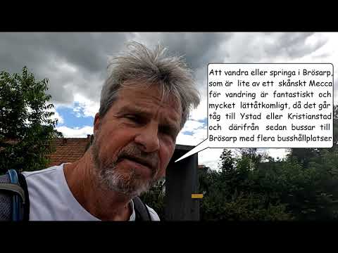 Skåneleden och Backaleden som kombination i Brösarps Vandringsmecka den 3 juli 2024,  ca 30 km