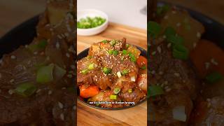Download lagu Favorite dish in Korean restaurant - Galbi-Jjim Korean Braised Short Ribs mp3