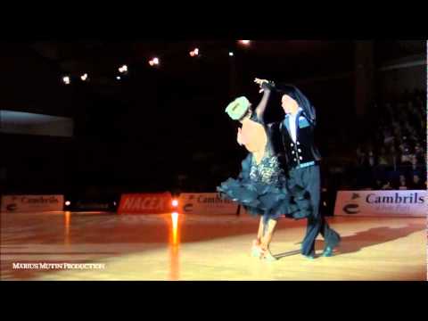 Cambrils 2012 - European Champ. LAT - solo Paso Doble - Martino Zanibellato & Michelle Abildtrup