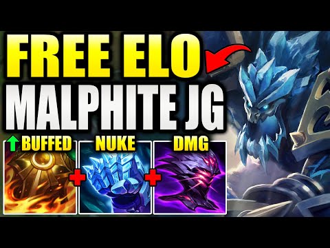 MALPHITE JUNGLE Is VERY BROKEN Right Now — Top-Tier TANK Pick = FREE ELO