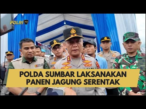 POLDA SUMBAR LAKSANAKAN PANEN JAGUNG SERENTAK