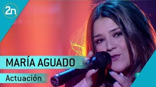 María Aguado canta ‘Justo a tiempo’ | La 2 Noticias 19/03/2019