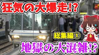 【狂気の大爆走!?】地獄の大混雑!? 1日1本限定!? 特殊な経路!? レア列車続々!? 色々と異端な新快速に乗ってみた「まとめ①」【ゆっくり実況】