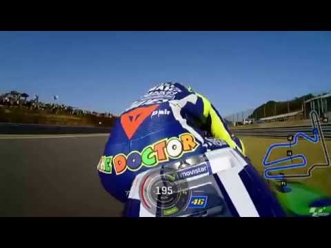 Valentino Rossi pole position lap Japan 2016 - on board view ᴴᴰ