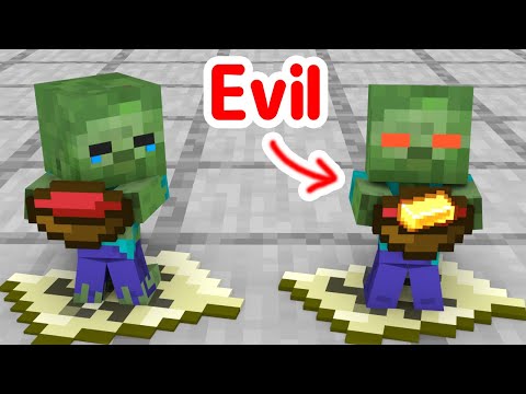 How Could Baby Zombie Escape From the Evil? - Minecraft Animation