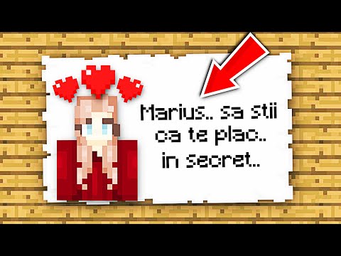AM PRIMIT O SCRISOARE DE LA O ADMIRATOARE SECRETA ?!! - Minecraft Tabăra de Vară