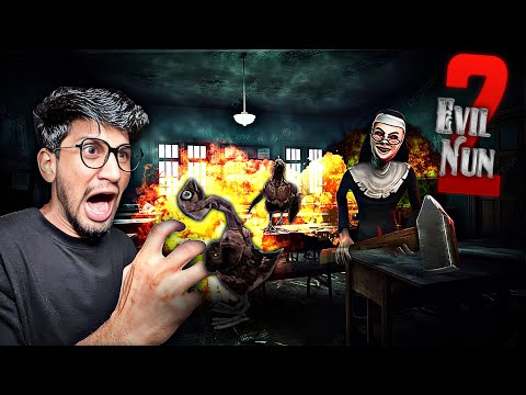 HORROR GAME SCHOOL ESCAPE IN EVIL NUN 2 ( CHAPTER: THIS IS WAR )