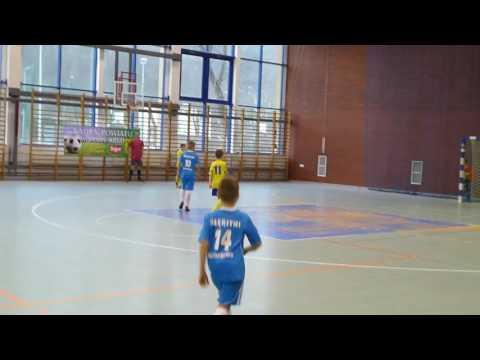 Olaf Roppel (Błękitni Wejherowo) z Arką Gdynią B - gol 2