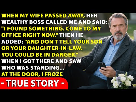 On The Day Of My Wife’s Funeral, Her Boss Called Me “You Need To See This!” — True Story