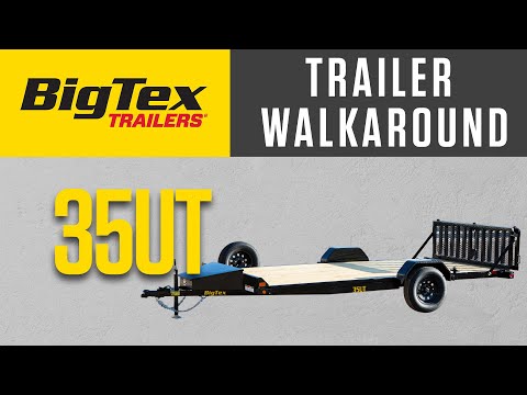 2024 Big Tex Trailers 35UT Single Axle UTV Hauler in Hollister, California - Video 1