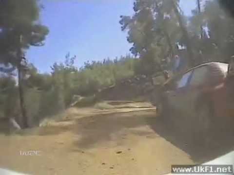 WRC Toni Gardemeister finds Harri Rovanpera on the Stage - Cyprus 2005 Day 1