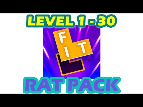 Flow Fit - Word Puzzle | Rat Pack | Level 1 - 30 | Walkthrough