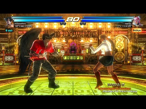 Devil Jin y Kazuya vs Julia Jaycee y Alisa Ryona - Tekken Tag 2 ( Anakin-x24 ) OffLine v1 black pink