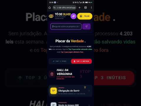 TÔ DE OLHO!