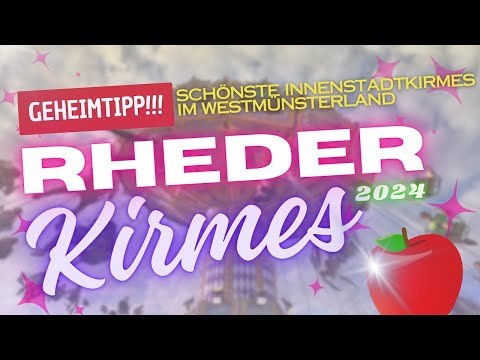 🎡🎢🎠 Rheder Kirmes 2024 🤩 Psst: Geheimtipp!!! 🤫 Schönste Innenstadtkirmes im Westmünsterland 😍 4K