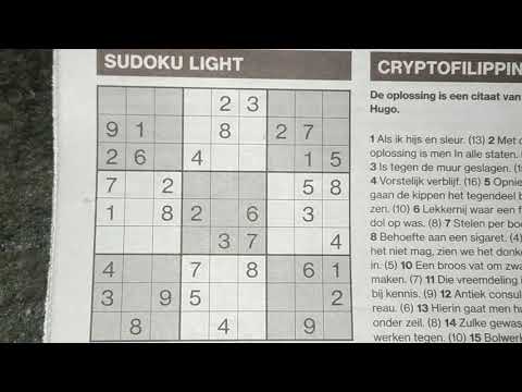 Choose today for an easy or a hard one, Light Sudoku puzzle (with a PDF file) 09-27-2019 part 1 of 2