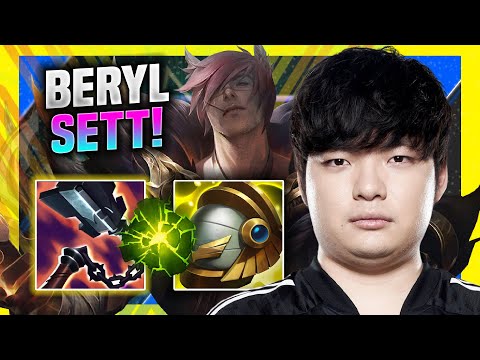 WHEN BERYL PLAYS SETT SUPPORT! - DK BeryL Plays Sett Support vs Leona! | Season 11