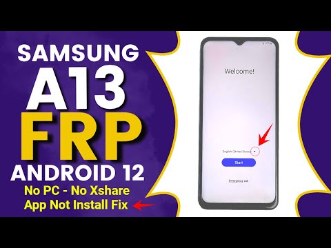 Without PC - Samsung A13  FRP/Google Bypass 2022 Android 12 [ Old Method Not Work ]
