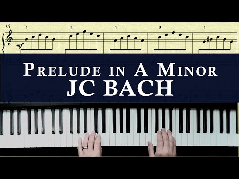 Prelude in A Minor JC Bach Piano