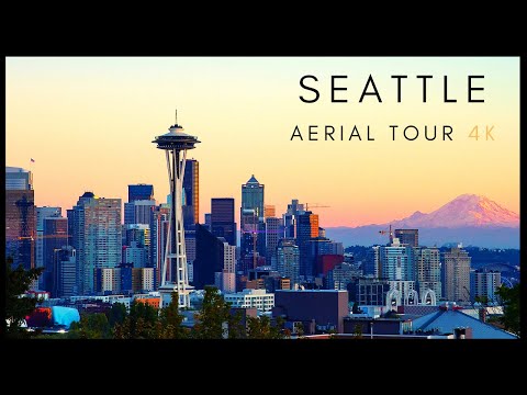 Downtown Seattle -  4K AERIAL DRONE