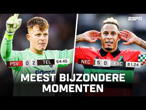 De 10 MEEST BIJZONDERE MOMENTEN in de VriendenLoterij Eredivisie van afgelopen maand 🤯