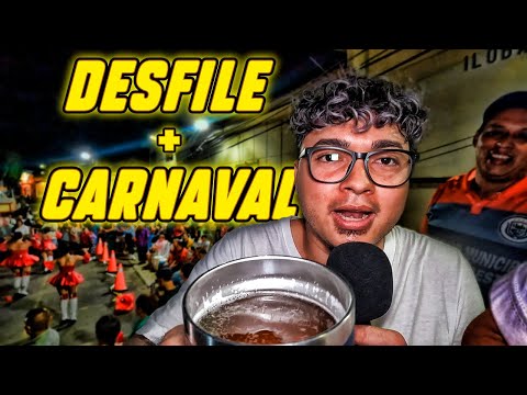 Así se vive el desfile nocturno y carnaval en Ilobasco 🔥 | Entre tragos y fiesta salvadoreña
