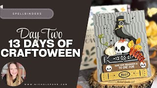 How to Make a Cute Skull and Raven Halloween Card in 10 Minutes!