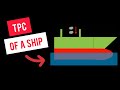 TPC Tonnes Of Cargo Per Cm Of Draft Ship Stability Shipstability Lifeatsea Mariners Sailors