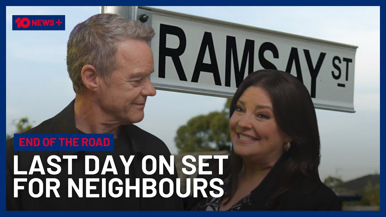 Inside The Last Day On The Set Of Iconic Aussie Soap Neighbours | 10 News+ - YouTube