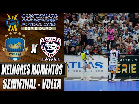 Pato X Cascavel | SEMIFINAL | 2º Jogo | Campeonato Paranaense de Futsal 2023 (21/11/2023)