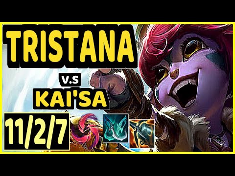 TRISTANA vs KAI'SA - 11/2/7 KDA BOTTOM ADC GAMEPLAY - EUW Ranked GRANDMASTER