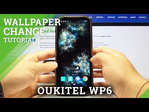 How to Get Live Galaxy Wallpaper in Oukitel WP6