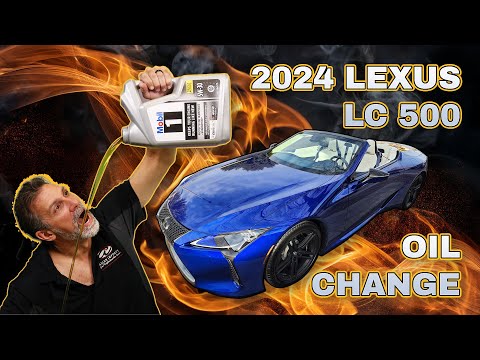 Watch This Before Servicing Your Lexus LC 500 | Full Oil Change Guide