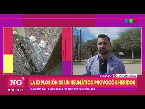 Explotó un neumático en la escuela de la tragedia en San Cristobal | TELEFE ROSARIO