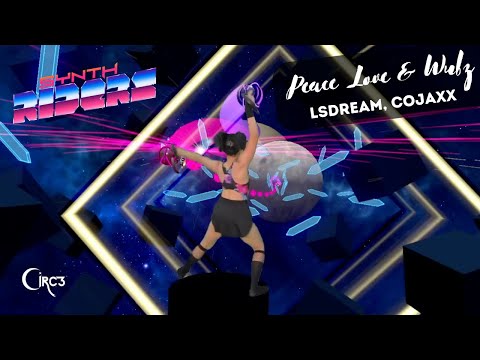 PEACE LOVE & WUBZ // LSDREAM, COJAXX~ #Shorts #SynthRiders #Master #VR #VirtualReality
