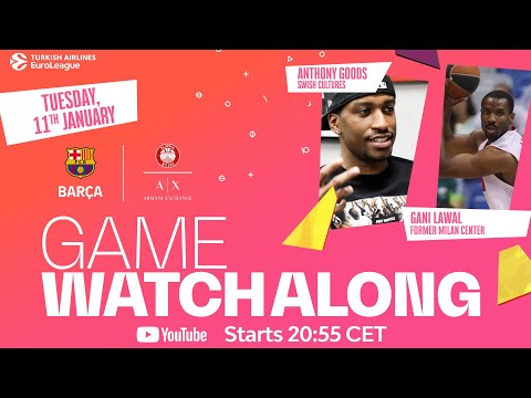 LIVE  Watchalong with Gani Lawal | FC Barcelona vs AX Armani Exchange Milan