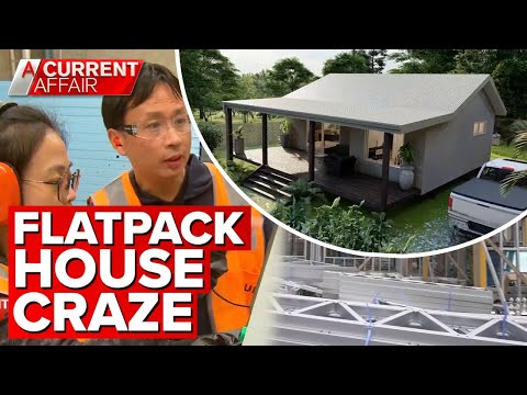 Flatpack homes people can own and build themselves | A Current Affair